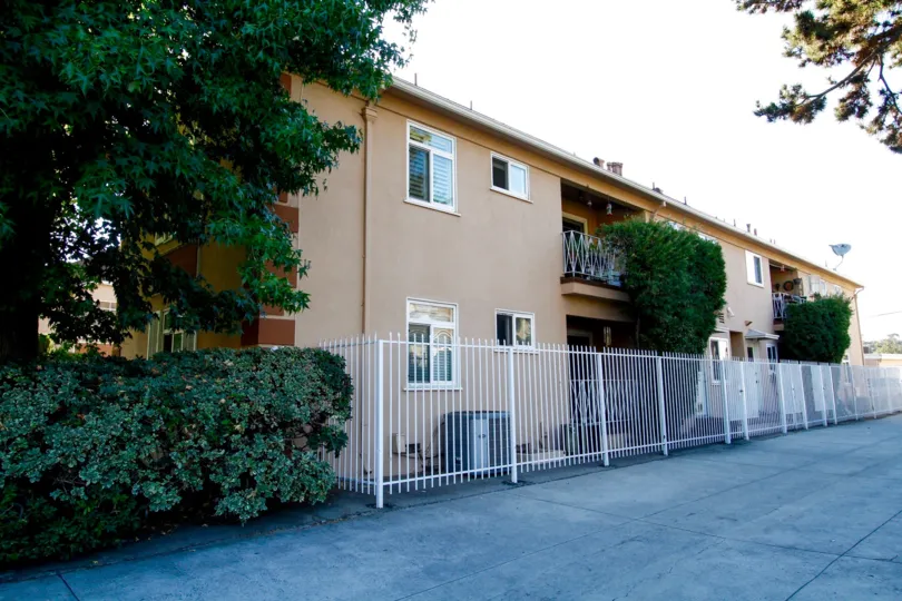 The fence around Diana Manor in Glendale California
