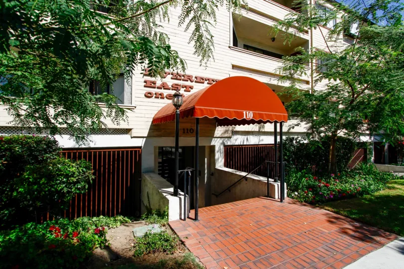 The entrance into Everett East