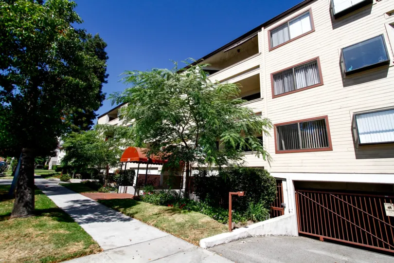 The landscaping around the Everett East