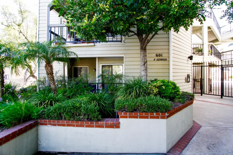 The landscaping at Kenwood Village