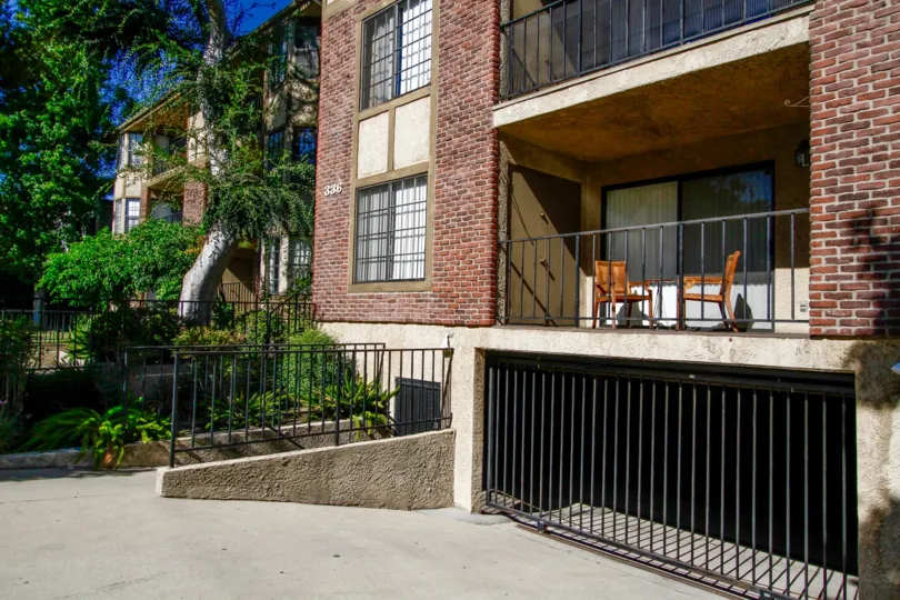 The windows at Louise Oaks in Glendale California