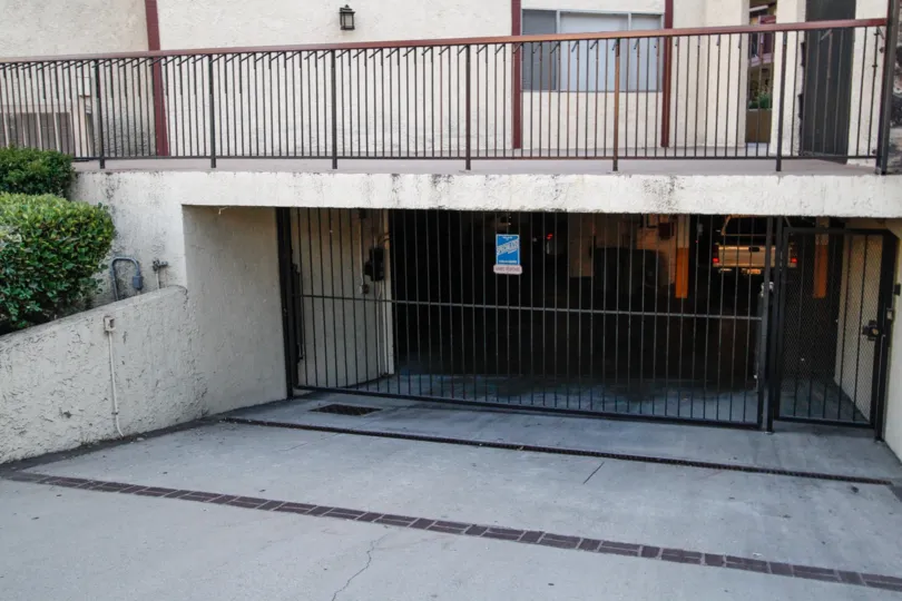 The parking at Montrose Villas