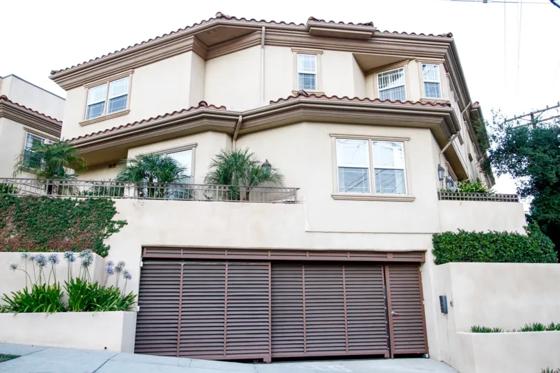 The parking for Ramsdell Village in Glendale California