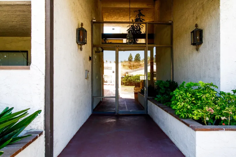 The walkway up to the Regency Park