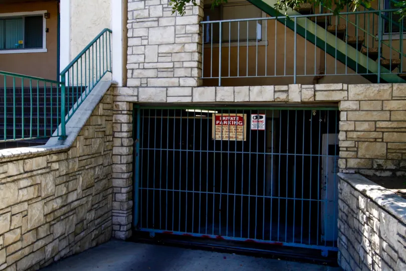 The parking at Sinclair Gardens