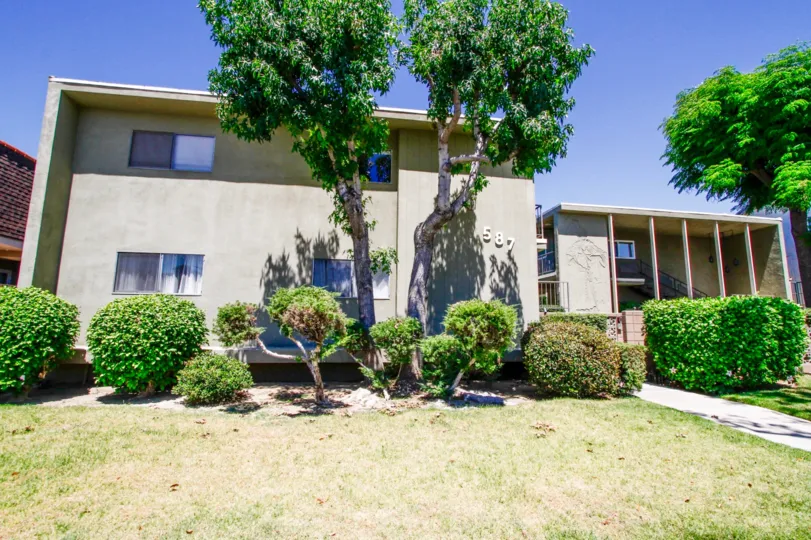 The landscaping around the Southwood Condominiums in Glendale California