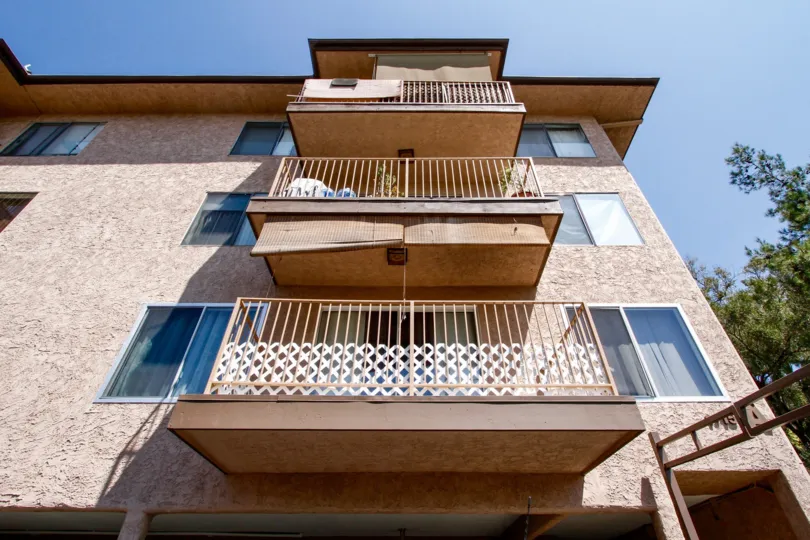 The balconies at the Terrace View