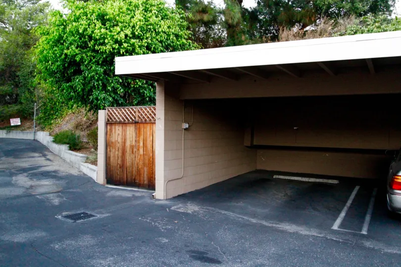 The parking for The Highlands