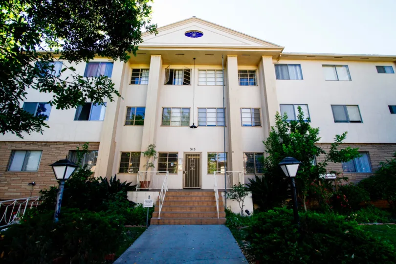 The Virginian building in Glendale California