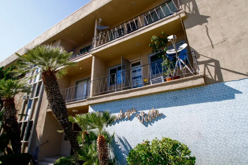 The balconies at the Verdugo Villa