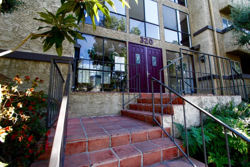 The stairs up to Verdugo Vista