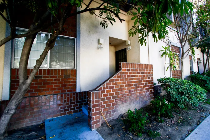 The entrance into West California Townhomes