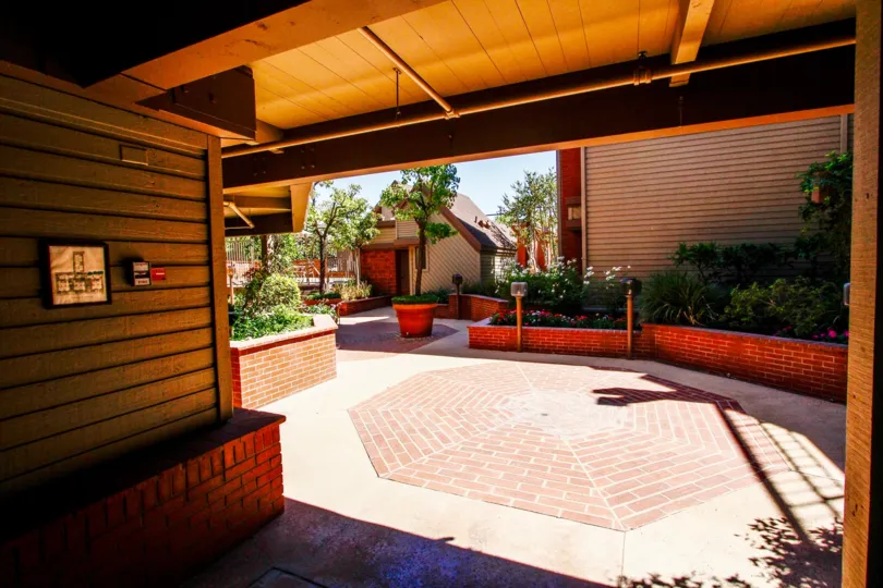 The common area seen in Woodland Village