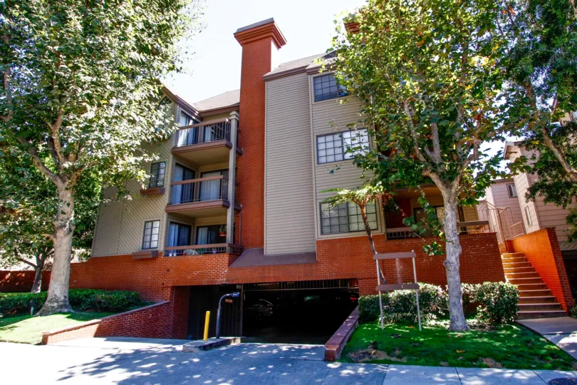 The parking for residents of Woodland Village
