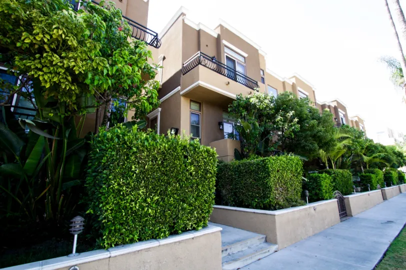 The large bay windows seen at Marbella Terraces West