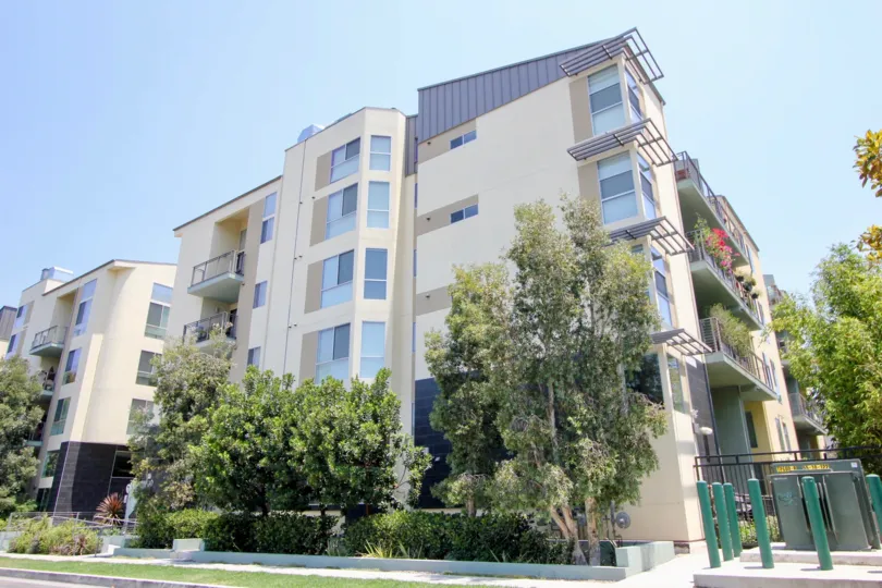 building, apartment complex, trees, neighborhood, greens,