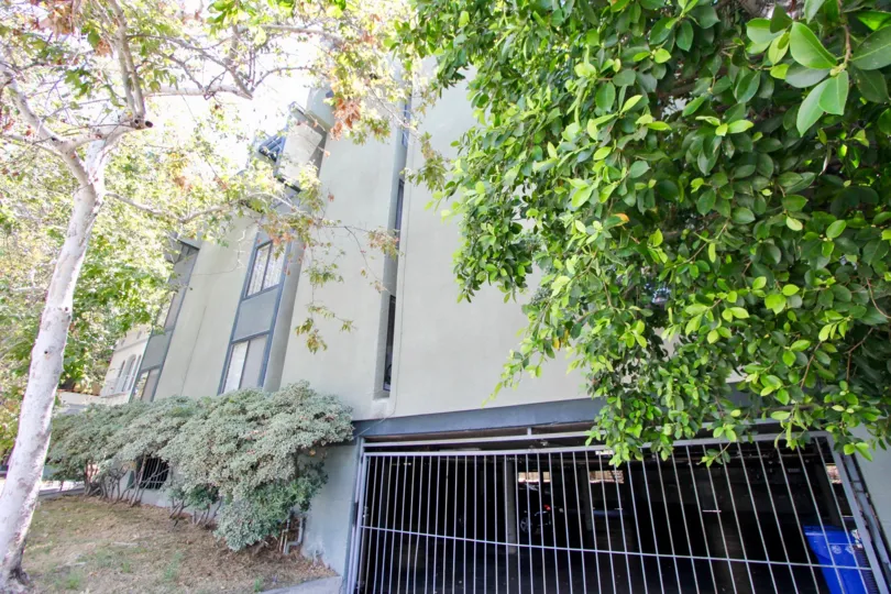 WILSHIRE GREENTREE APARTMENT AND ITS PARKING AREA THE TREES ARE PLACED.