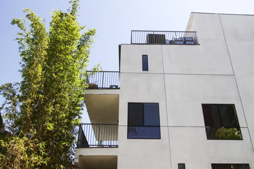 7124 Hollywood offers balconies on many of the units