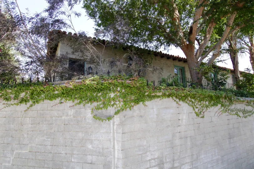 El Cabrillo is a Spanish style building with red tile roof and block walls