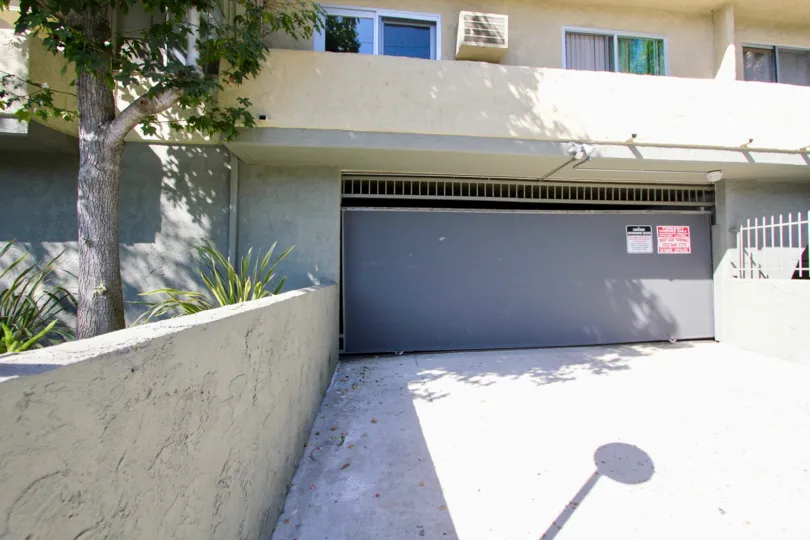 The garage for parking at Orange Drive