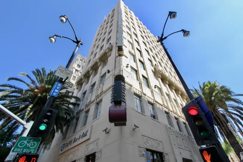 The lights around The Lofts at Hollywood and Vine