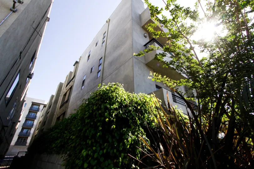 The side view of The Mark in Hollywood