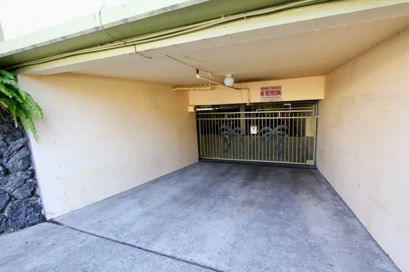 The parking for residents of The Polynesian