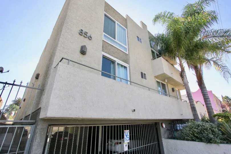 The address on the Van Ness Grove building in Hollywood, California