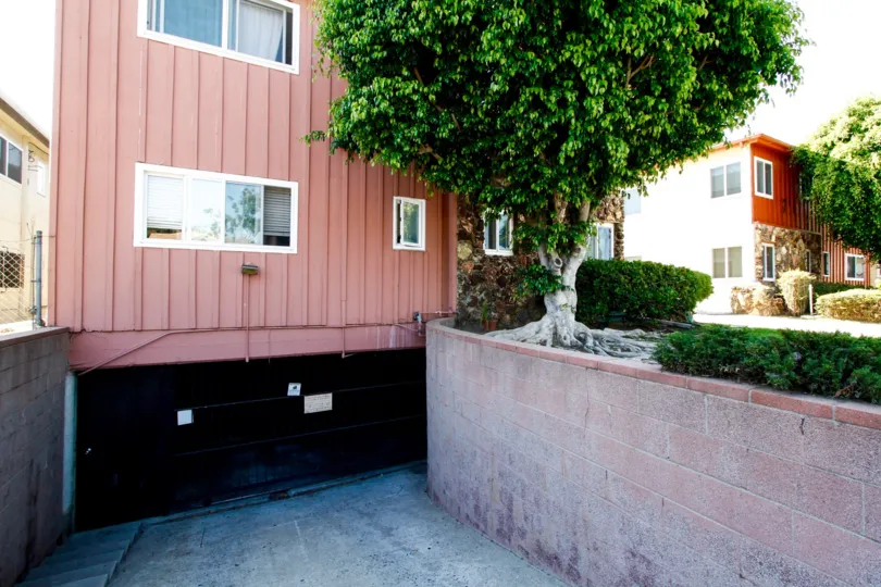 The parking at 715 Larch St