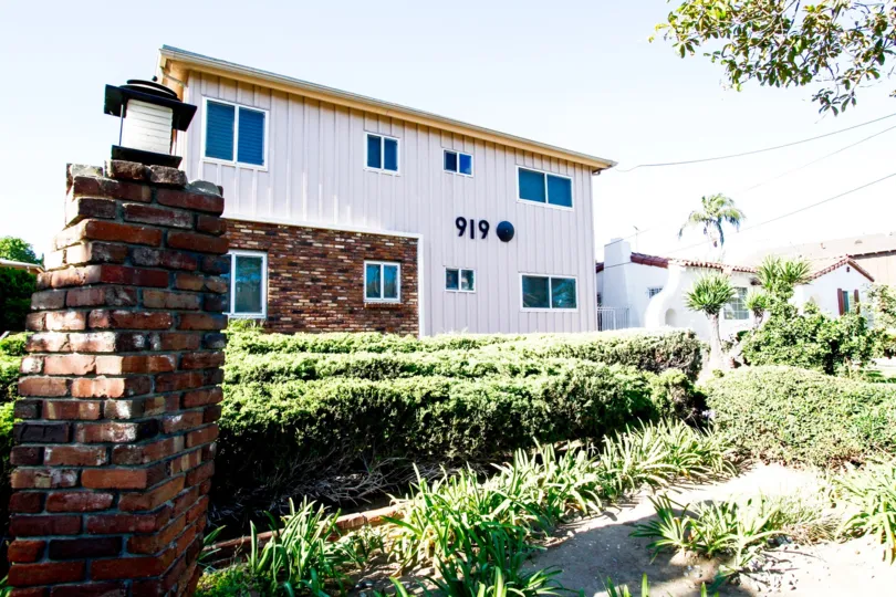 The landscaping seen at 919 E La Palma Dr