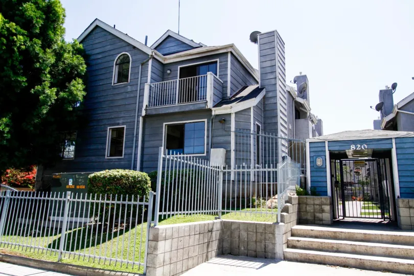 The fence around Acacia Villas in Inglewood