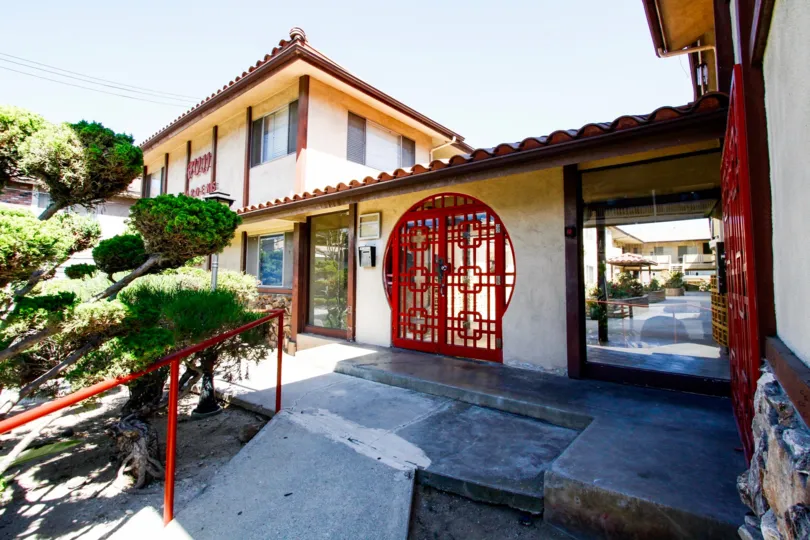 The doors of the Fuji Gardens