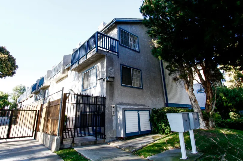 The balcony seen at Hazel Manor in Inglewood