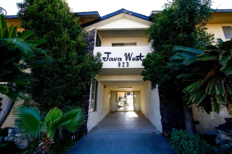 The entrance into the Java West in Inglewood