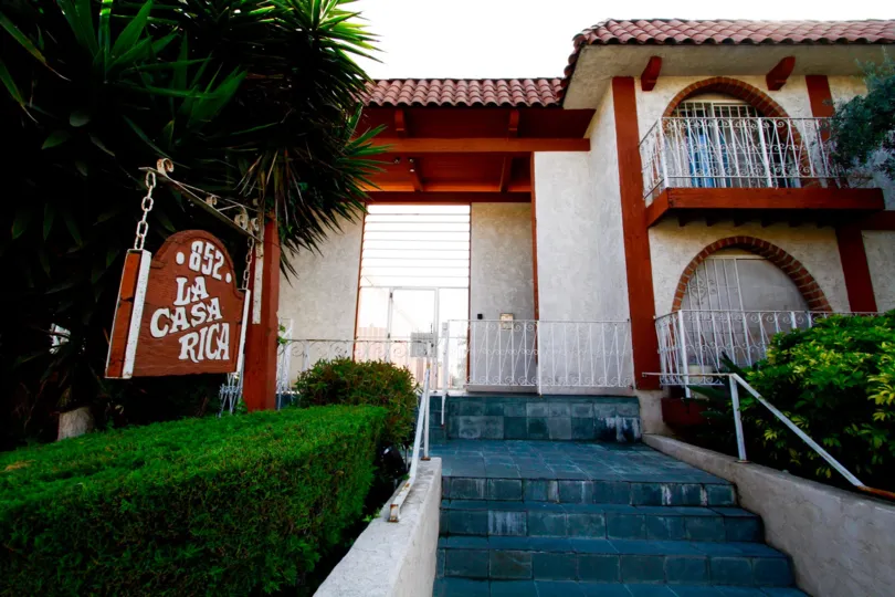 The stairs leading into La Casa Rica