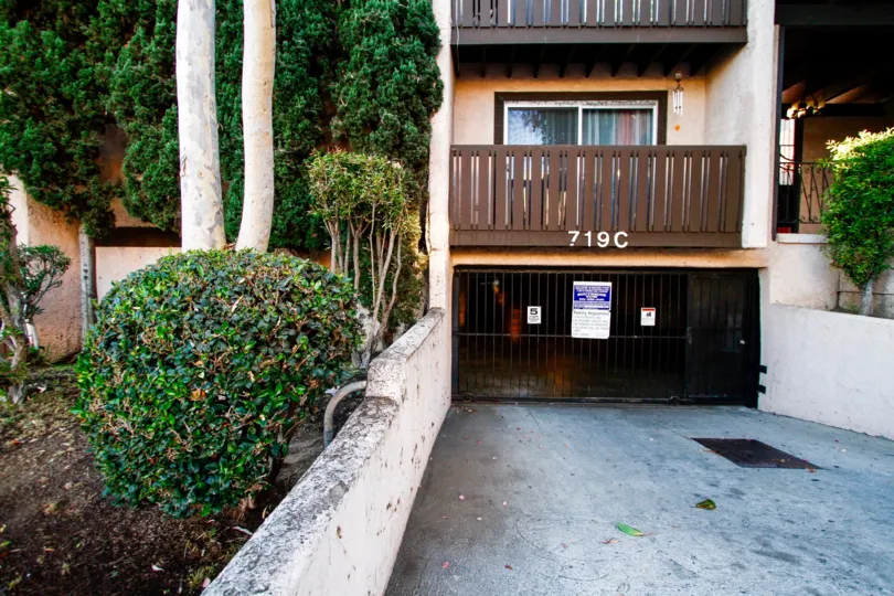 The parking for Las Casitas in Inglewood