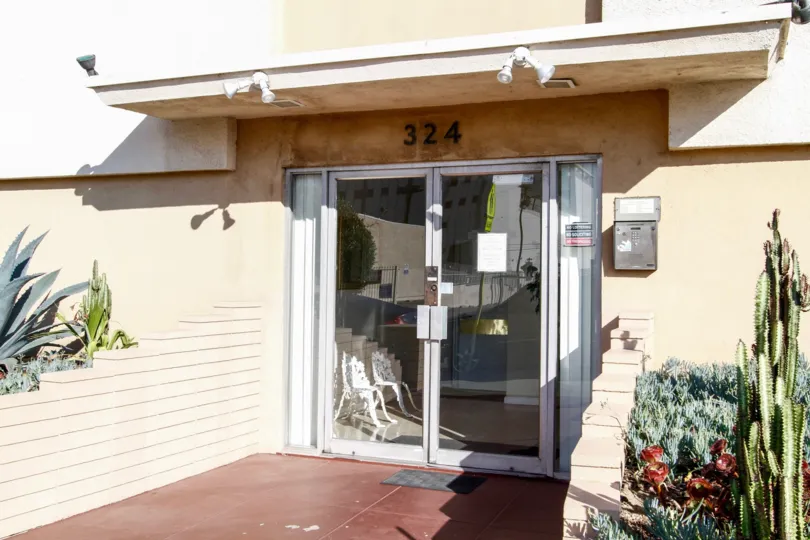 The doors into the Maison Blanche in Inglewood