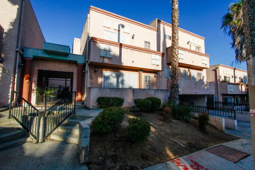 The North Court landscaping in Inglewood