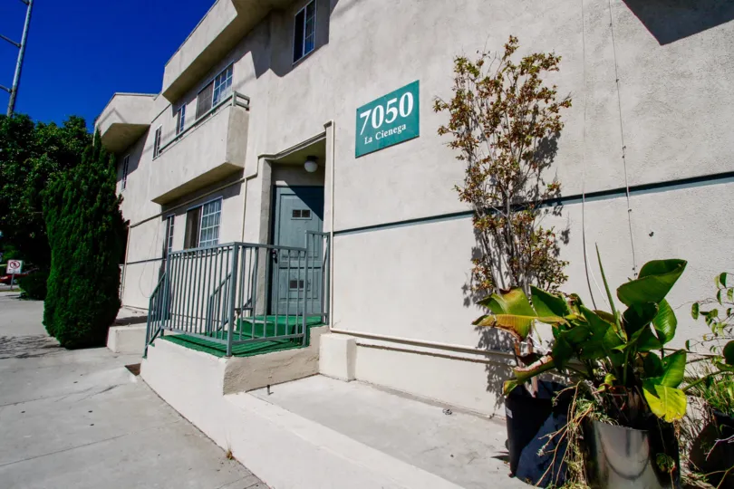 The address on the Park La Cienega building in Inglewood