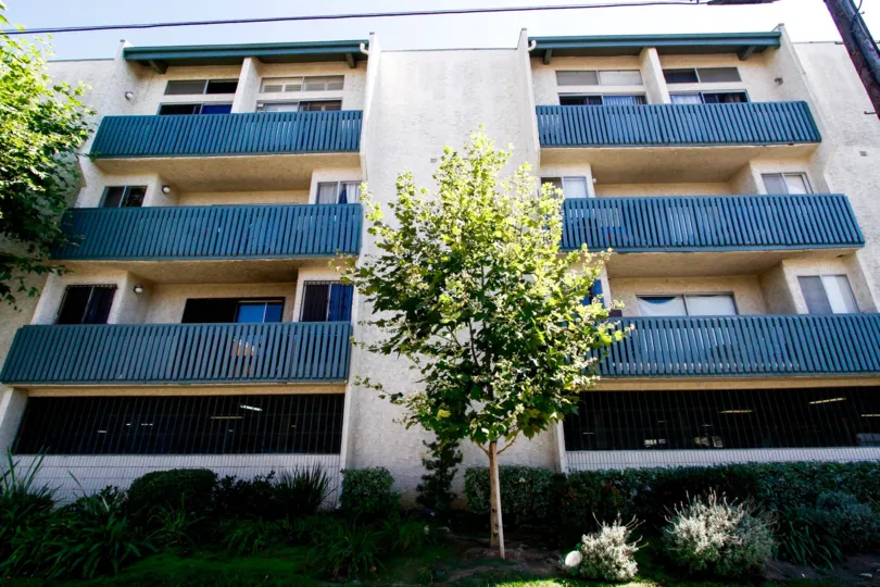 The balconies seen at the Regent Court