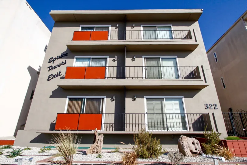 The Spruce Towers East building in Inglewood