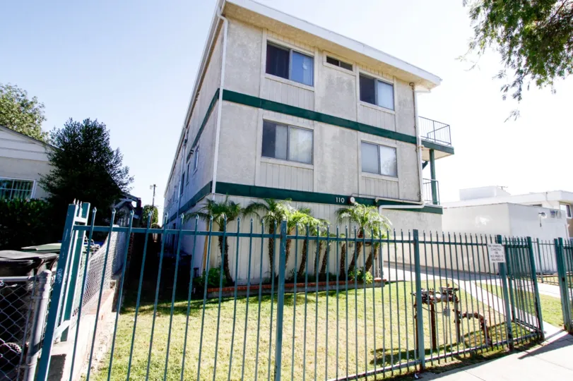 The landscaping around the Spruce Townhomes in Inglewood