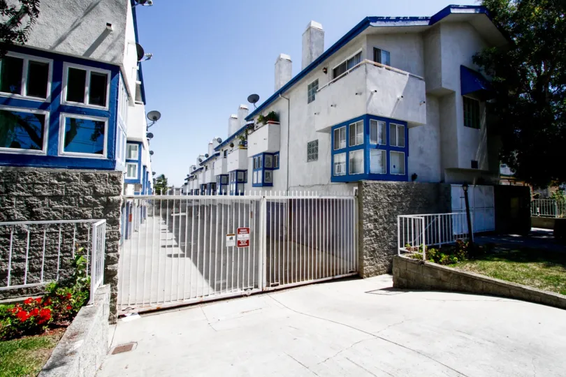 The parking for Venice Way Townhomes