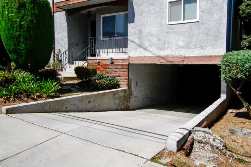 The drive way into Victor Homes in Inglewood