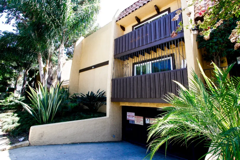The parking for Villa Monterey