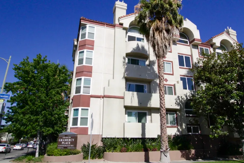 Gramercy Place Condominiums is a midrise building in Koreatown