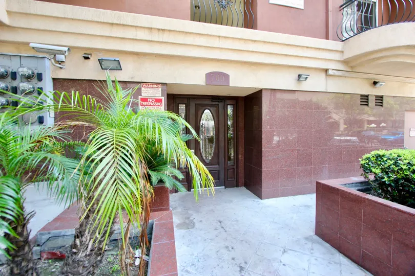 Beautiful apartment complex in Koreatown, California