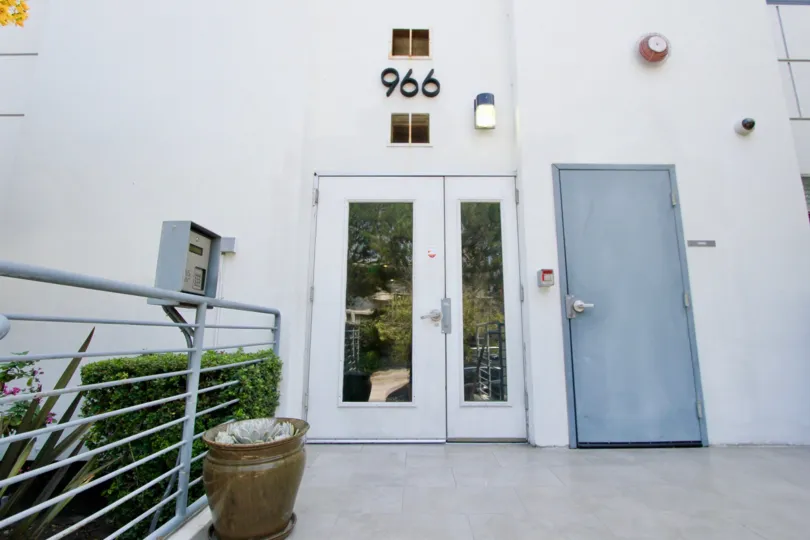 A close-up view of the beautiful community of Regency Villas in koreatown, CA