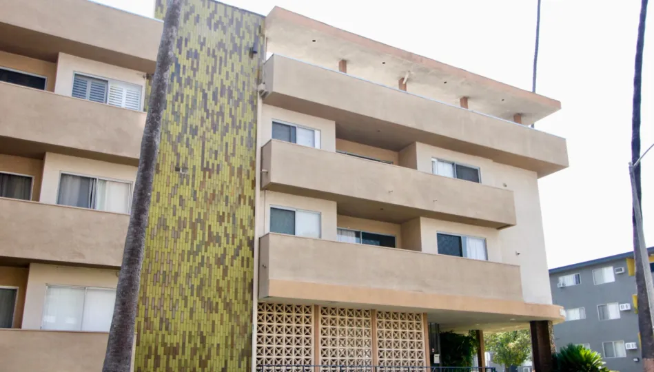 San Marcus apartment complex in Koreatown California