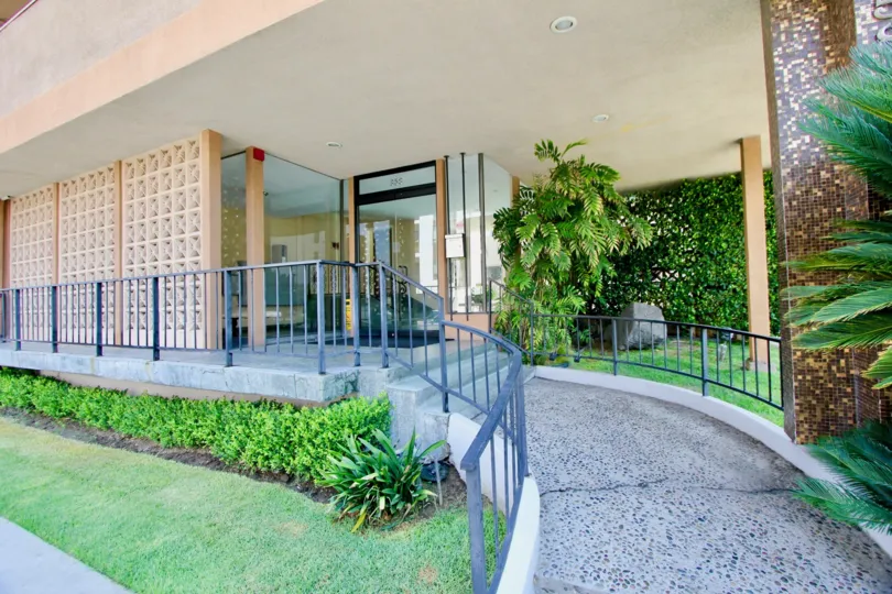 San Marcus have beautiful corridor and patio with gardens and plants